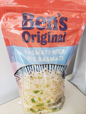 Basmati Rice - Cooked front packaging