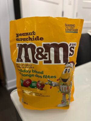 Peanut M&M Holiday Blend front packaging