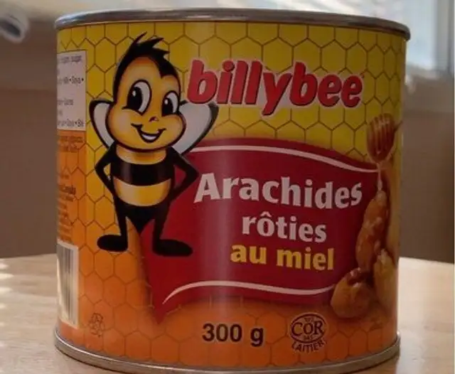Arachides rôties au miel