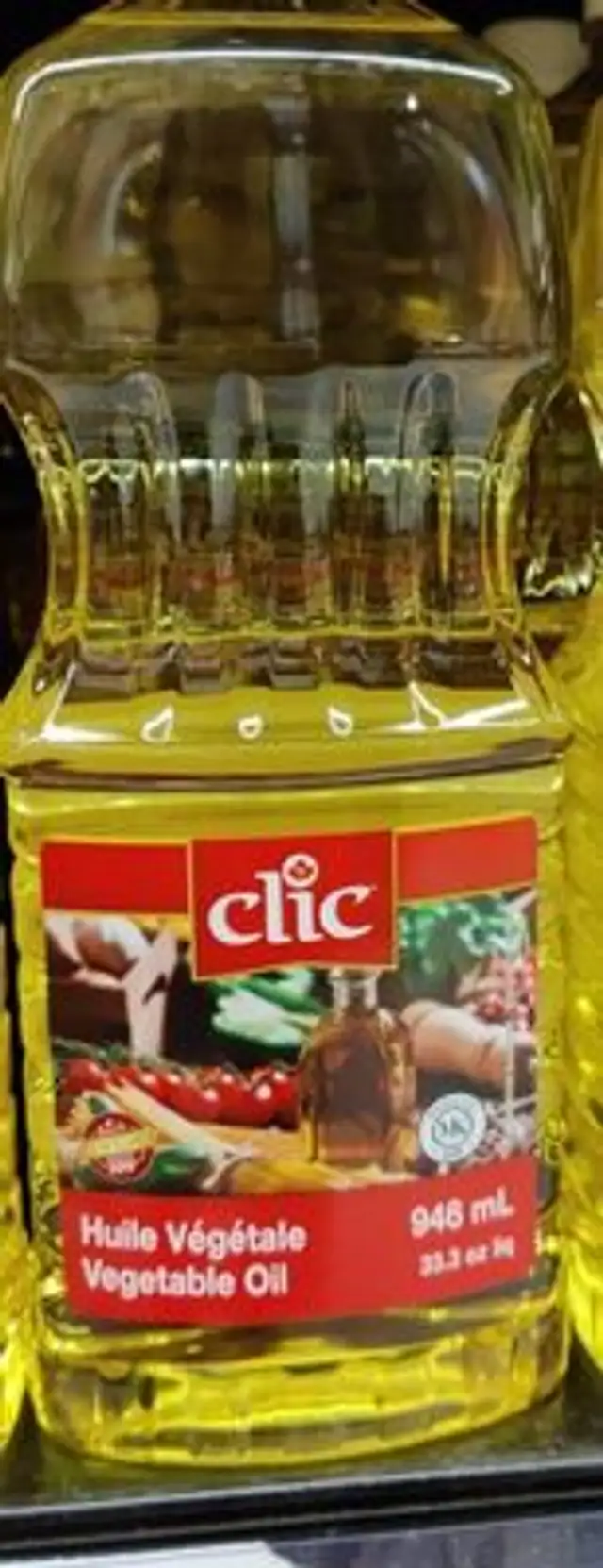 Clic huile vegetale