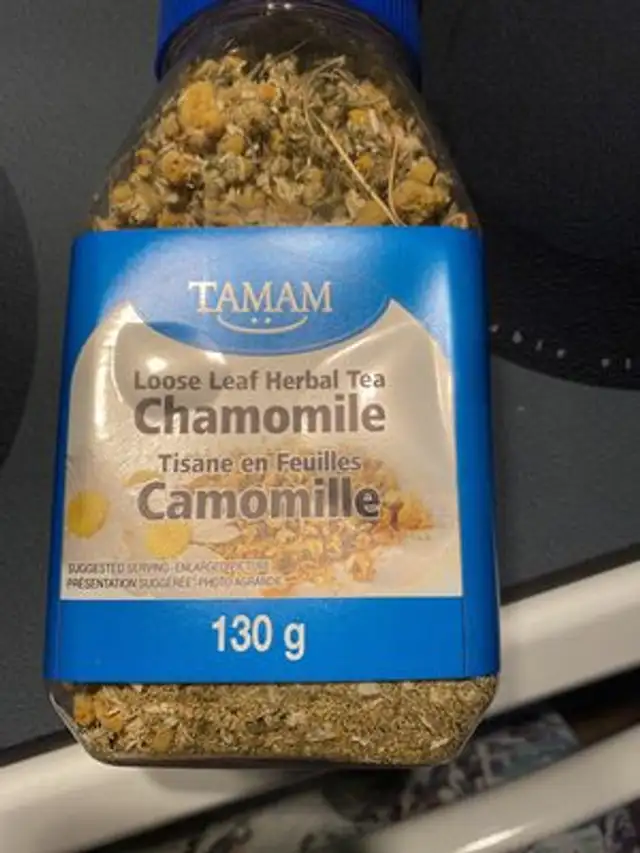 Tisane en feuilles camomille