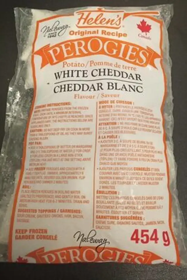 Helen's Original Recipe White Cheddar Perogies