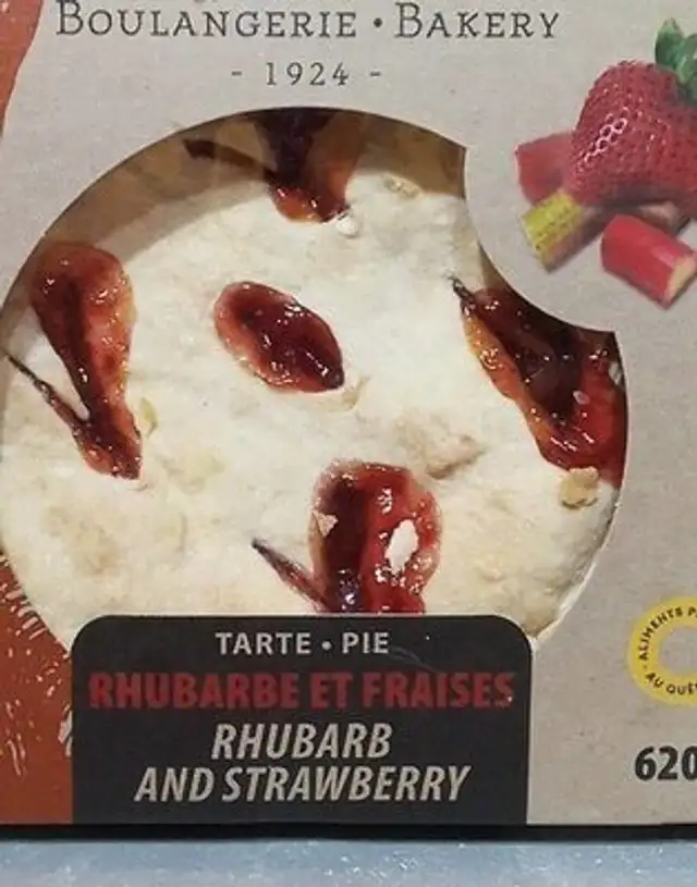 Tarte rhubarbe et fraises