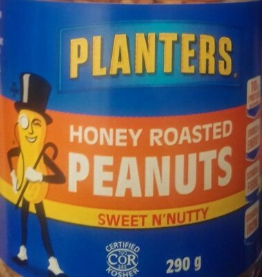 Honey roasted peanuts