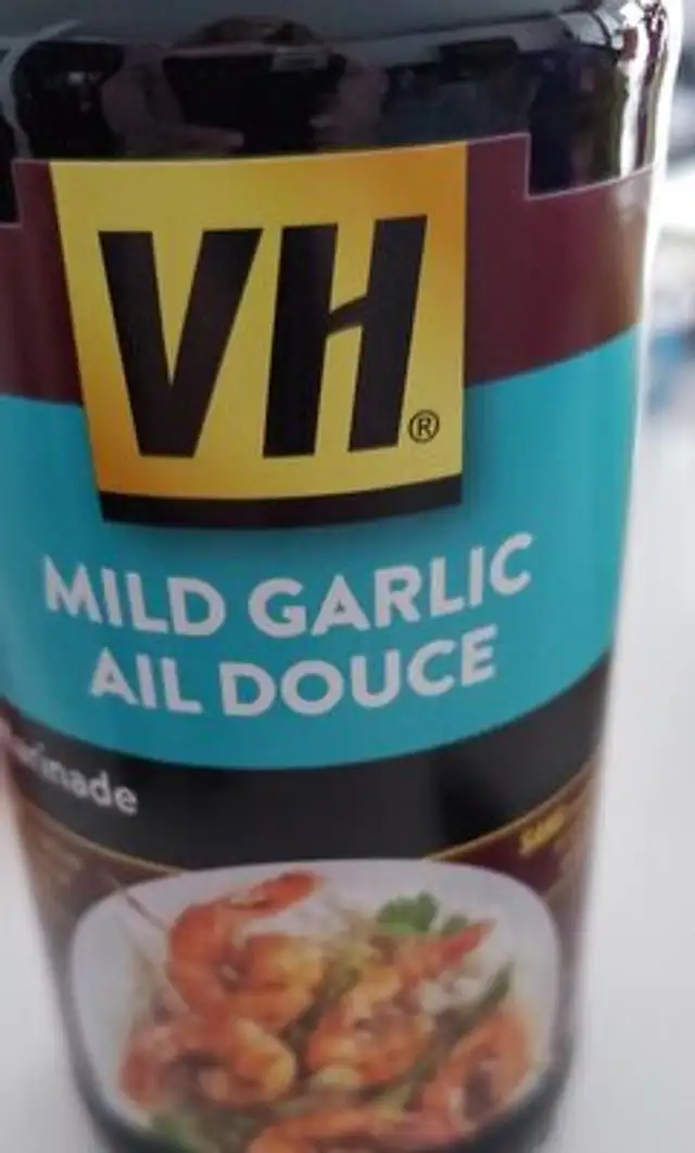 Marinade ail douce
