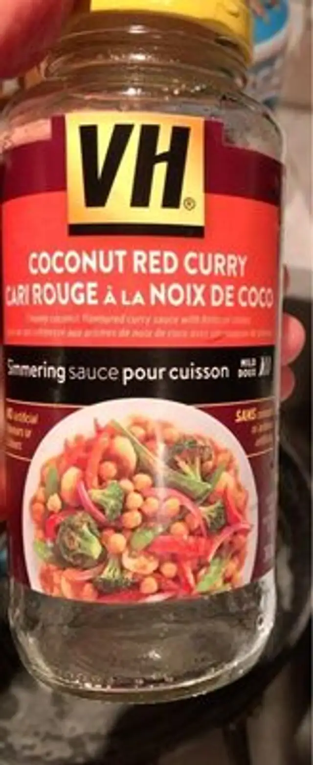 Cari rouge a la noix de coco