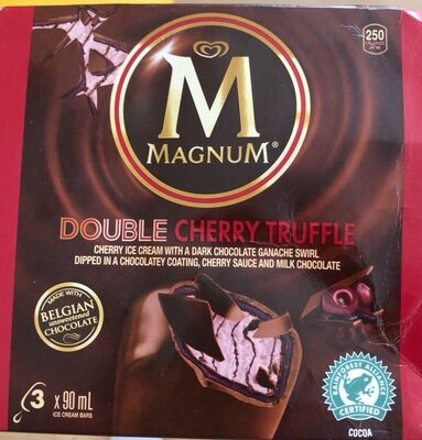 Double cherry truffle