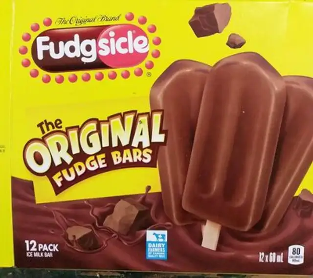 Barre de fudge front packaging
