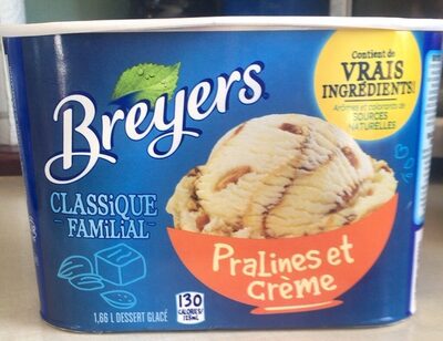 Crème glacé Pralines et Crème
