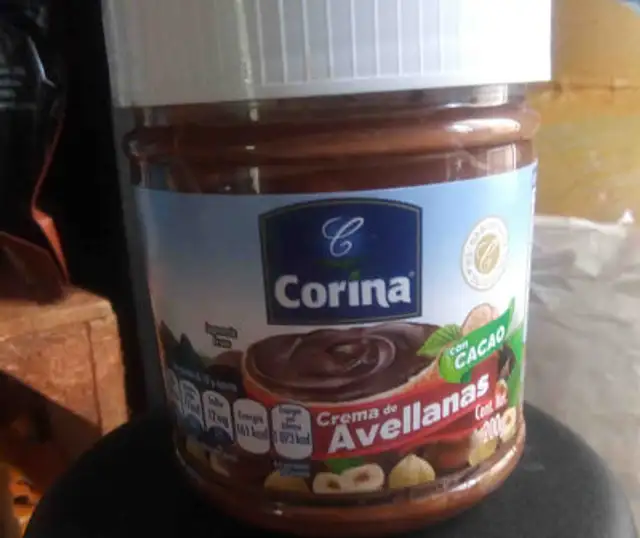crema de avellanas ingredients label