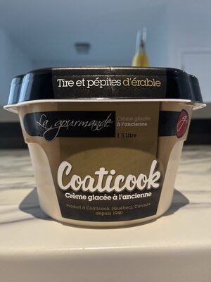 Maple Taffy Ice Cream front packaging