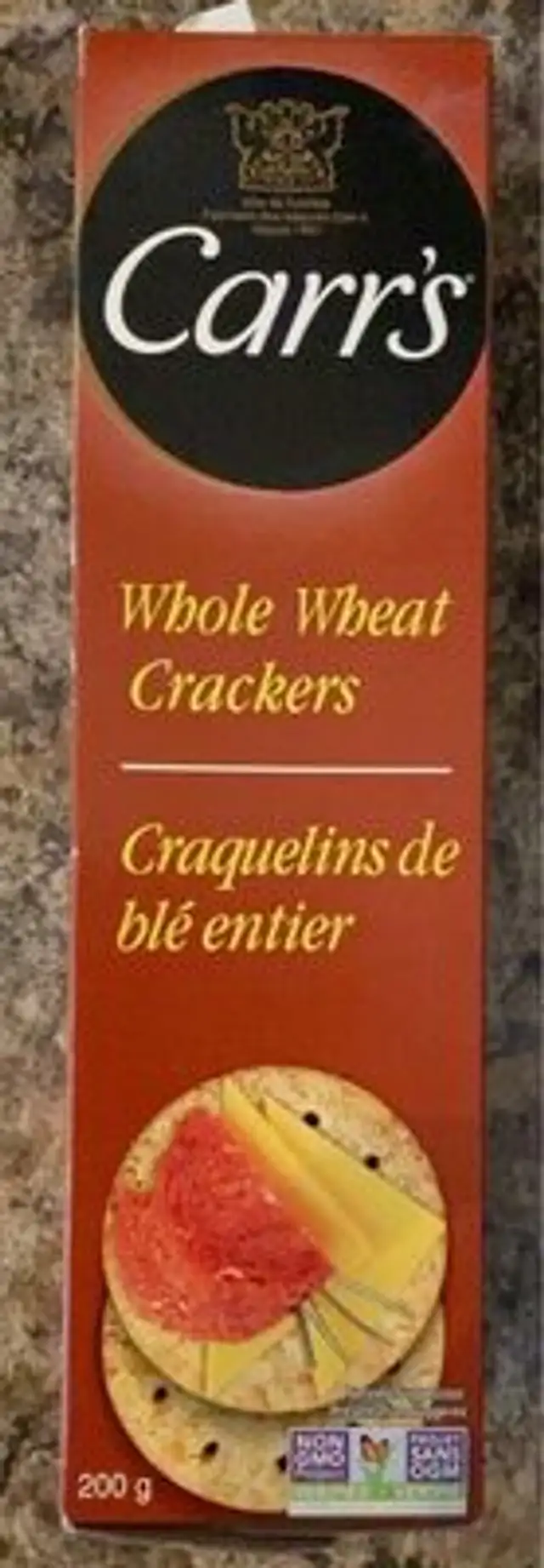 Craquelins de blé entier