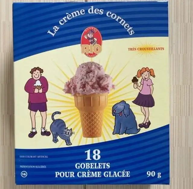 Gobelets pour crème glacée