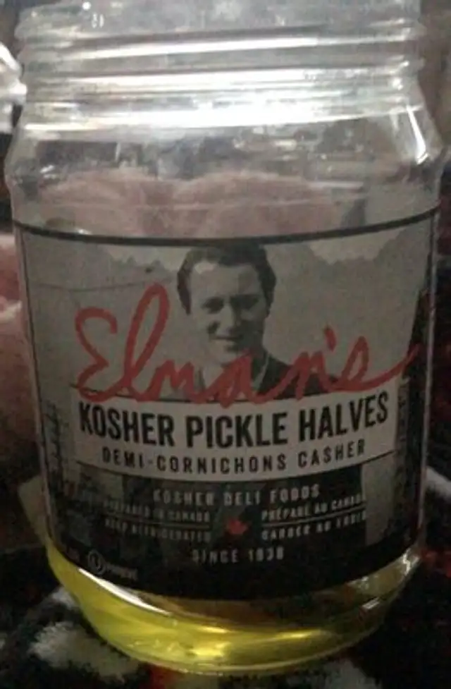 Kosher pickle halfs