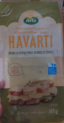 Havarti - Herbs & Spices front packaging