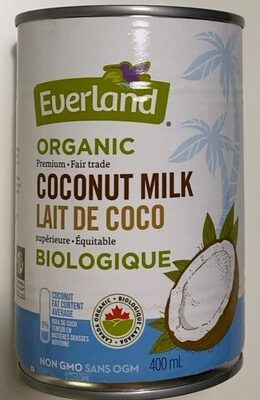 Organic Coconut Milk Premium & Light front packaging