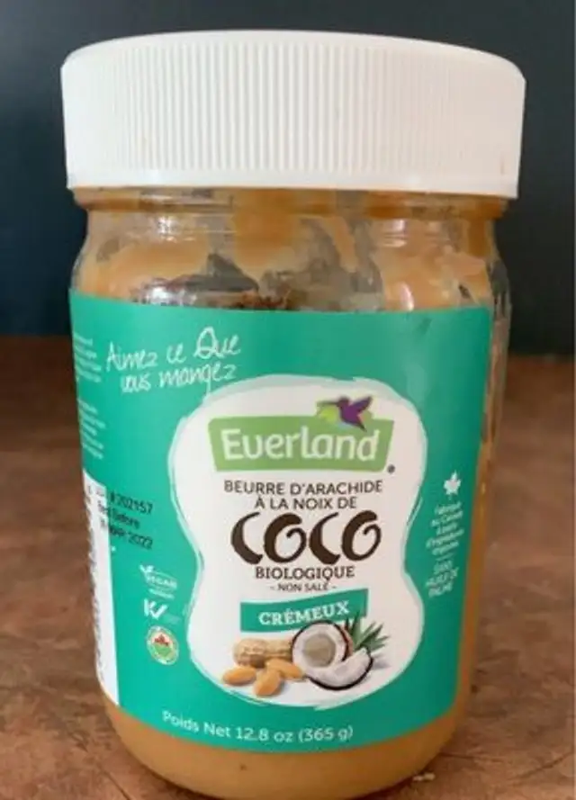 Beurre d’arachide à la noix de coco
