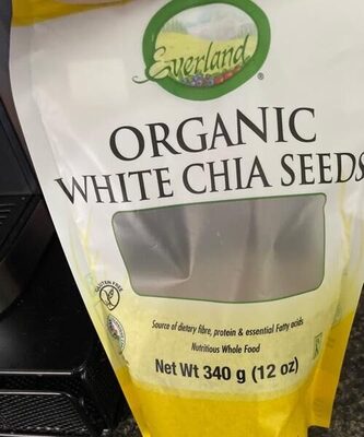 Organic white chia seeds