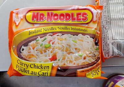 Mr. Noodles instant noodles curry chicken