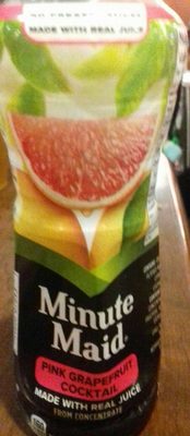 Cocktail de pamplemousse rose