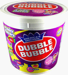 Dubble bubble assorted flavors reusabletub peanut free