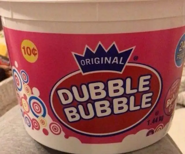 Original flavour bubble gum