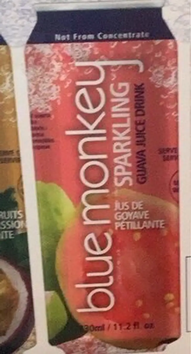Blue monkey sparking juice
