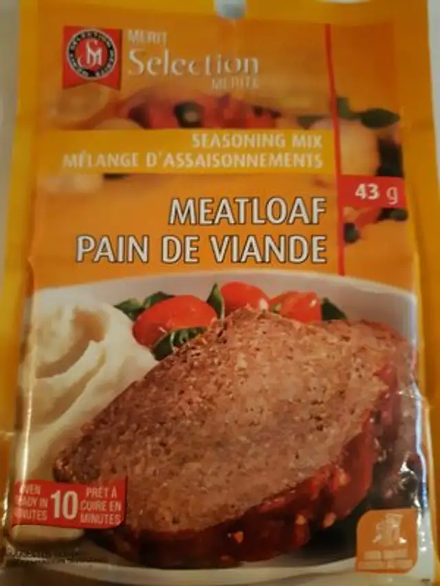 Assaisonnement pain de viande