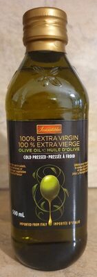 100% Extra Vierge Huile d'olive pressée à froid