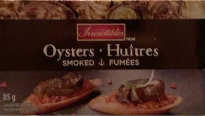 Huîtres fumées front packaging