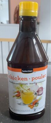 Bouillon concentré de poulet front packaging