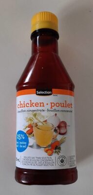 Bouillon de poulet concentré