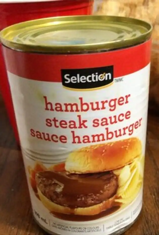 Sauce hamburger