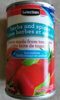 Pâte faite de tomates, fines herbes et épices