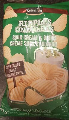 Ondulées crème sure et oignon