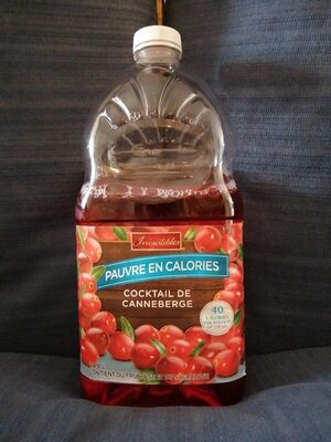 Cocktail de canneberge pauvre en calories
