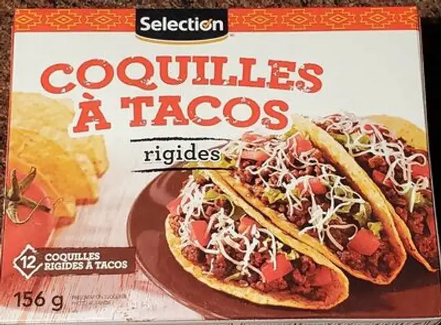 Coquilles à tacos