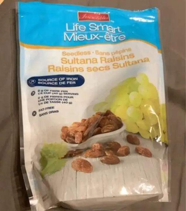 Raisins sec Sultana