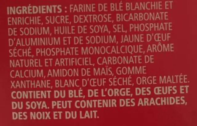 Original Pancake And Waffle Mix ingredients label