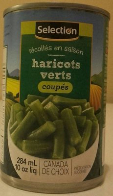 Haricots verts coupés
