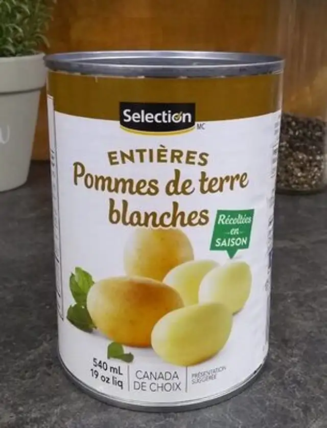 Pommes de terre blanches