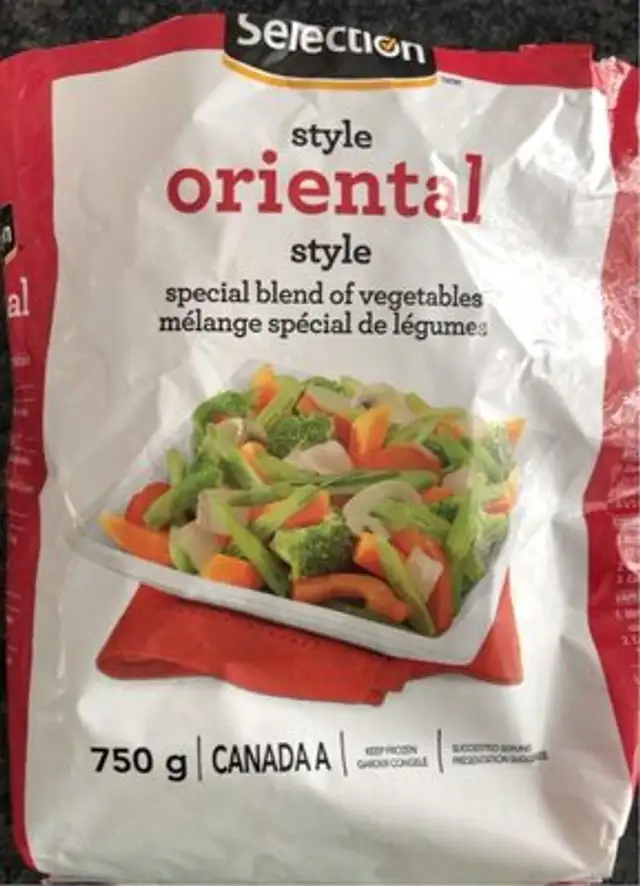Mélange de légumes style oriental
