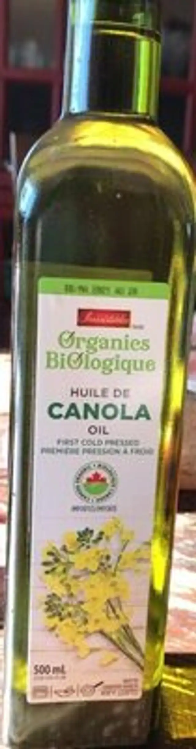 Organic canola oil - Huile de canola biologique