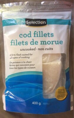 Filetde morue front packaging