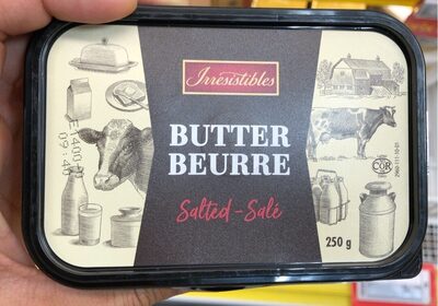 Beurre front packaging