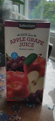 Jus de pomme et raisin