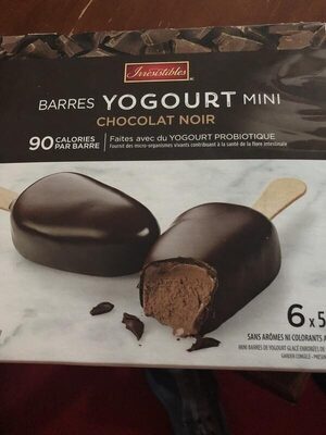 Barre yogourts choco noir