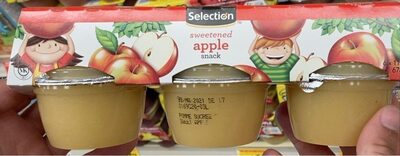 Collation pomme sucrée front packaging
