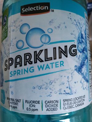 Sparkling spring water