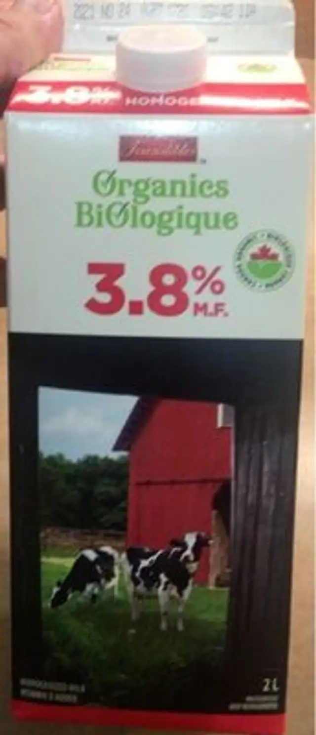 Lait biologique 3,8%